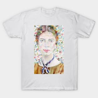 EMILY DICKINSON - watercolor portrait T-Shirt